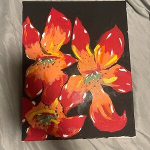 Vibrant Floral Canvas Art
